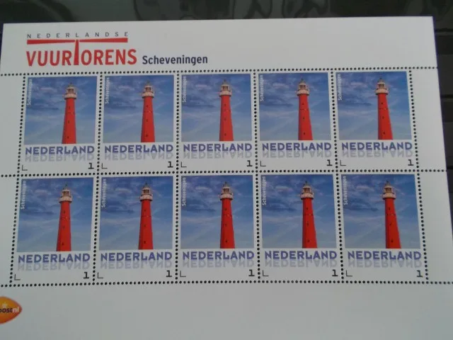 Niederlande 2014 Leuchtturm 5 Scheveningen Bogen postfrisch/mnh