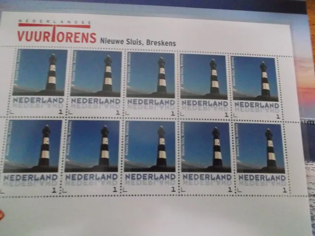 Niederlande 2014 Leuchtturm 3 Breskens Bogen postfrisch/mnh