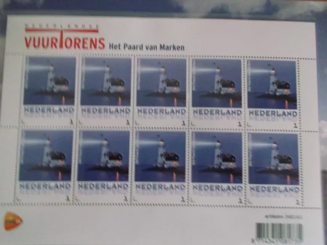 Niederlande 2014 Leuchtturm 2 Ameland Bogen postfrisch/mnh