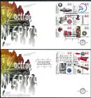Nederland fdc 601a en b Rijksoctrooiwet 2010 2697-2706
