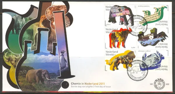 632 FDC Grenzeloos Nederland-Zuid Afrika 2011