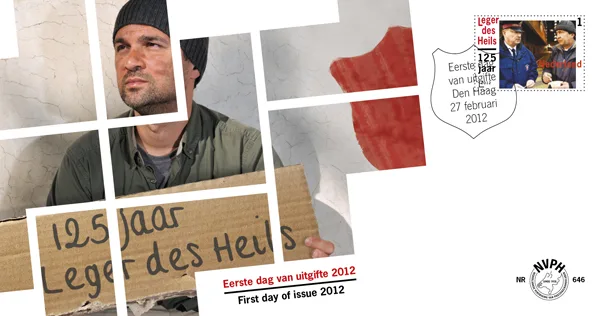Netherlands fdc 646 Salvation Army 2012