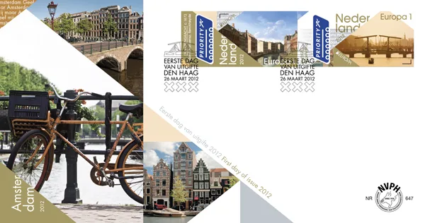 Netherlands fdc 647 Visit Amsterdam Europa 2012