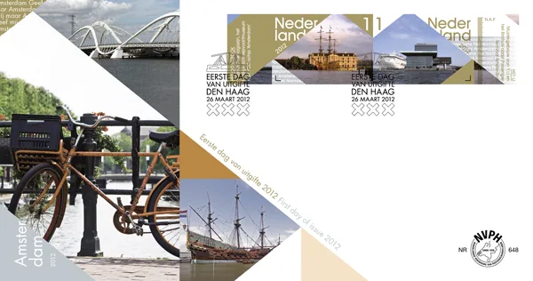Nederland fdc 648 Bezoek Amsterdam 2012