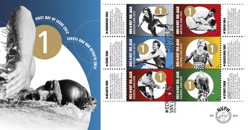Nederland fdc 654 a-b NOC NSF Olympische spelen 2012
