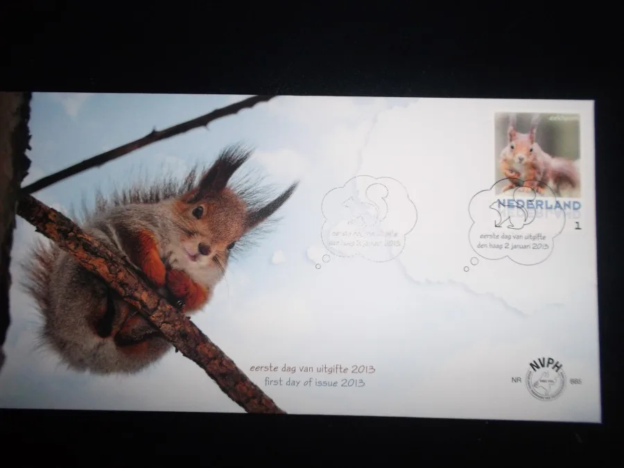 Nederland fdc 665 Eekhoorn Squirrel Eichhörchen 2013