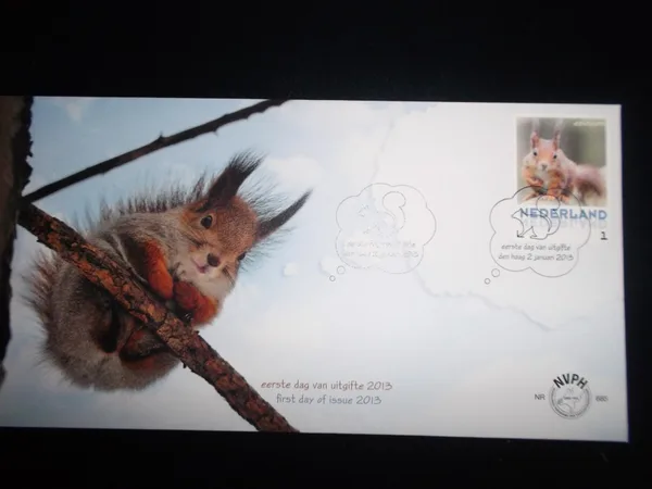 Nederland fdc 665 Eekhoorn Squirrel Eichhörchen 2013