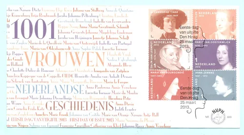 Netherlands FDC 669 1001 Women 2013