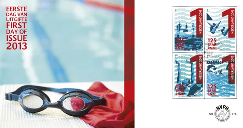 Nederland FDC 678 Koninklijke Nederlandse Zwembod 2013