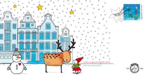 Netherlands FDC 685 Christmas 2013