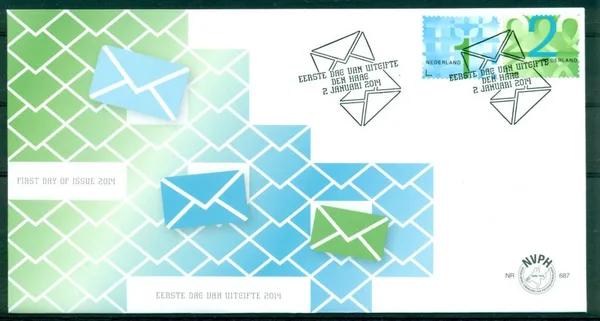 Nederland FDC 687 Frankeerzegels 2014