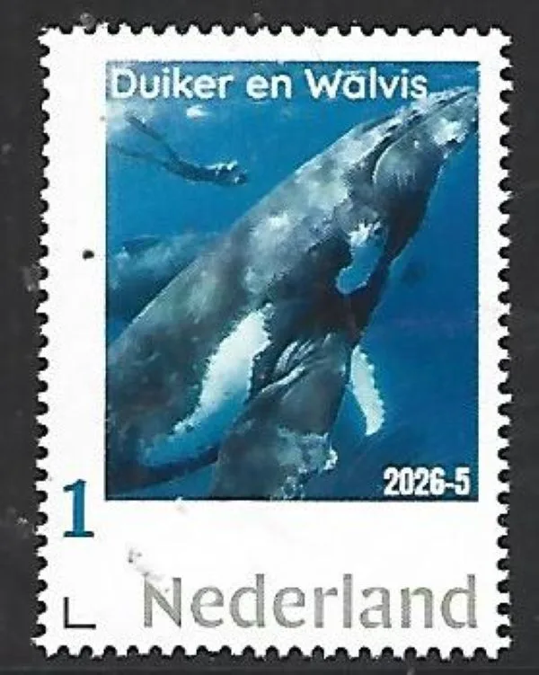Netherlands 2026-5 Diver & Whale MNH