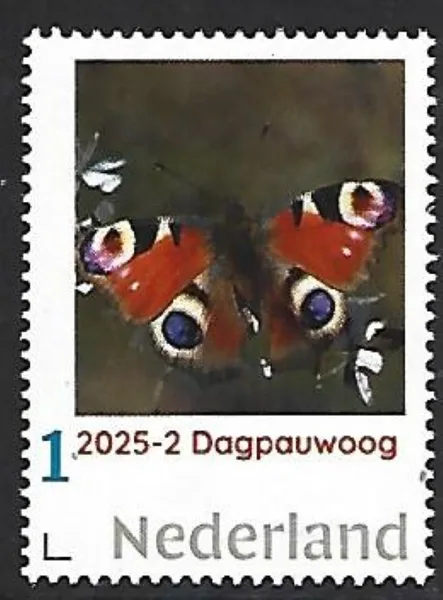 Netherlands 2025-2 Butterfly: Peacock butterfly MNH