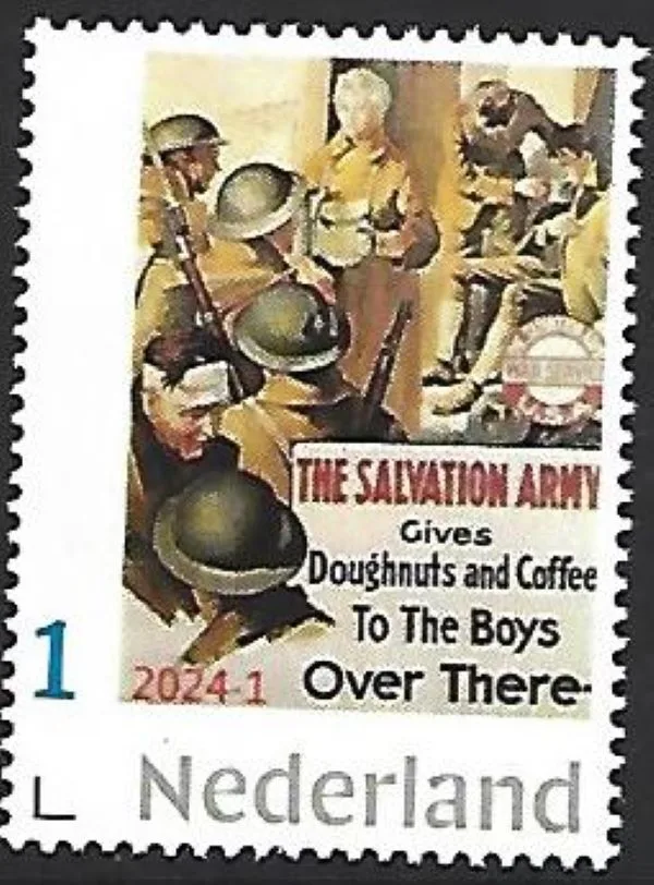 Niederlande 2024-1 Leger des Heils Salvation Army: Kriegsdienstplakat postfrisch/mnh