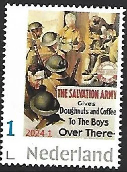 Netherlands 2024-1 Salvation Army: War service poster MNH