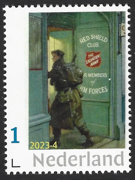 Netherlands 2023-4 Salvation Army Red Shield stamp MNH