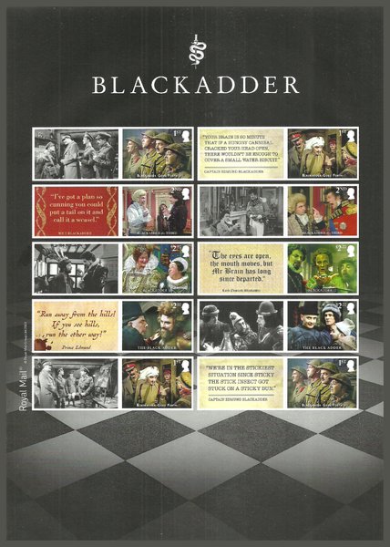 Great Britain 2023 Blackadder smilersheet postfris/mnh