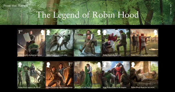 Great Britain 2023 Robin Hood presentation pack postfris/mnh
