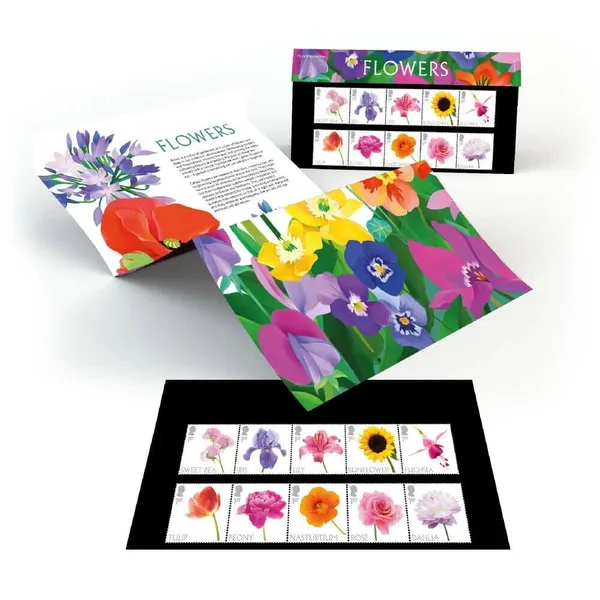 Great Britain 2023 Bloemen - Flowers presentation pack postfris/mnh