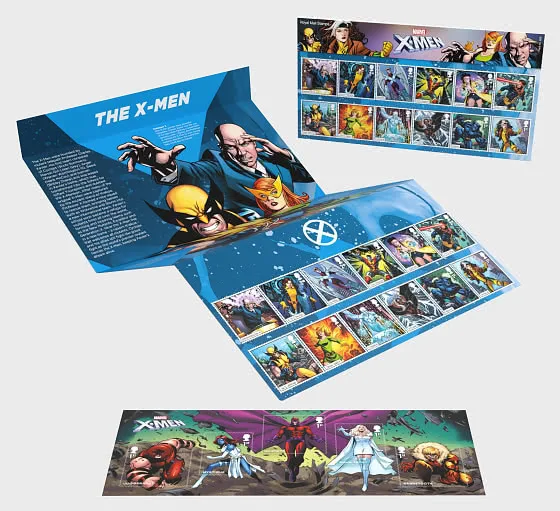Great Britain 2023 Xmen Comics presetation pack postfris/mnh