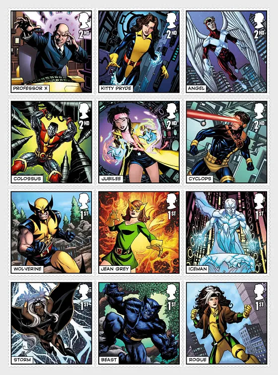 Grande-Bretagne 2023 X-Men Comics neuf/mnh