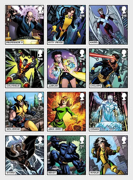 Great Britain 2023 Xmen Comics postfris/mnh