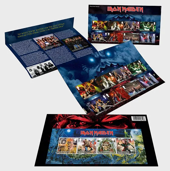 Great Britain 2023 Iron Maiden presentation pack postfris/mnh