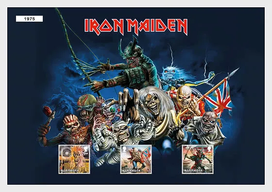 Great Britain 2023 Iron Maiden Fan sheet postfris/mnh