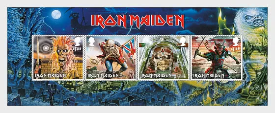 Great Britain 2023 Iron Maiden blok-m/s postfris/mnh