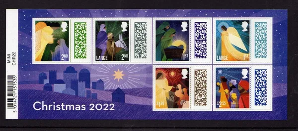 Great Britain 2022 Kerstmis - Christmas blok-m/s postfris/mnh