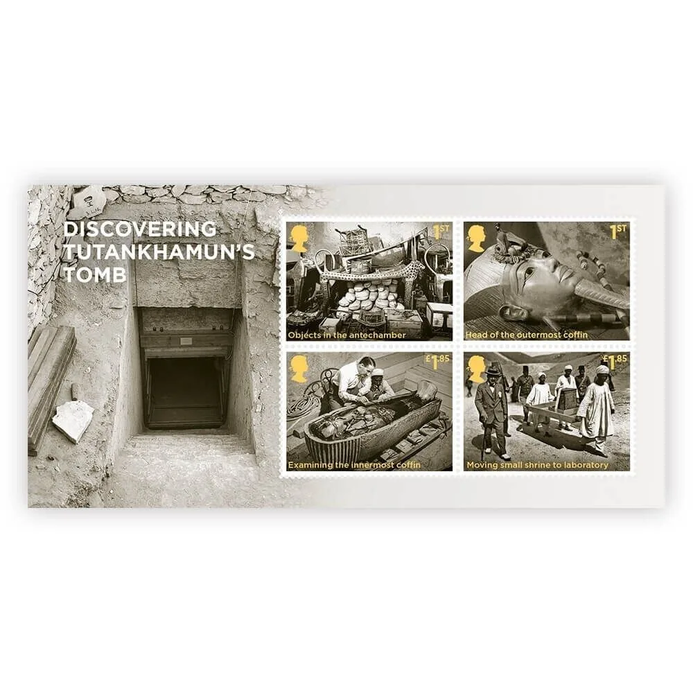 Großbritannien 2022 Tutankhamun - Toetanchamon Block-m/s postfrisch/mnh