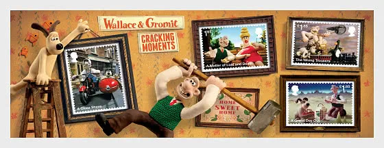 Großbritannien 2022 Aardman Comics Block postfrisch/mnh