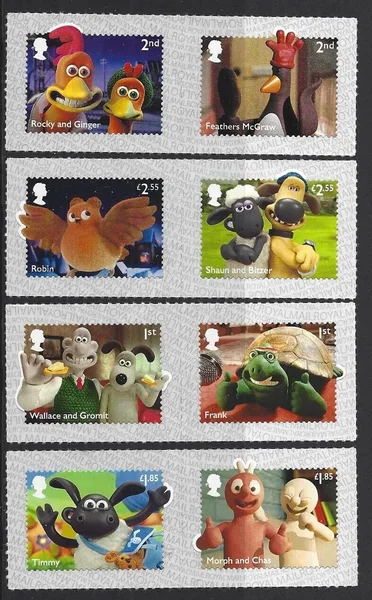 Great Britain 2022 Aardman comics postfris/mnh
