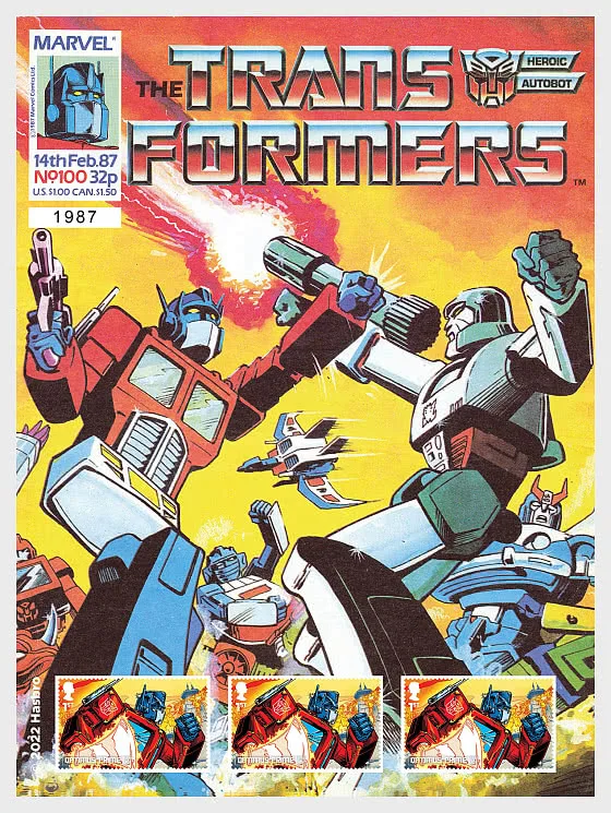 Großbritannien 2022 Transformers Optimus Fanzine postfrisch/mnh