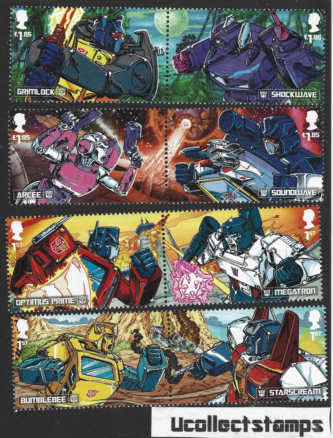 Großbritannien 2022 Transformers postfrisch/mnh