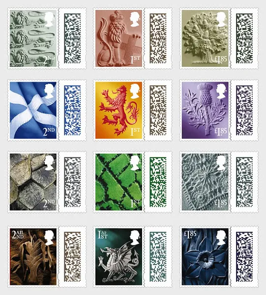 Great Britain 2022 Country definetives regionals postfris/mnh