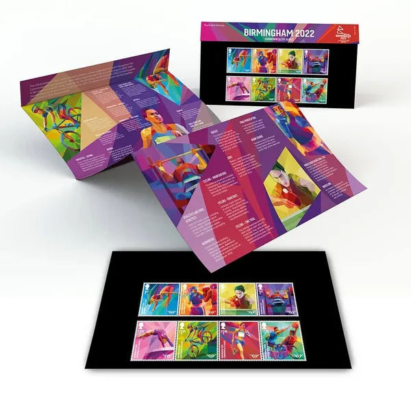 Great Britain 2022 Commonwealth games sport presentation pack postfris/mnh