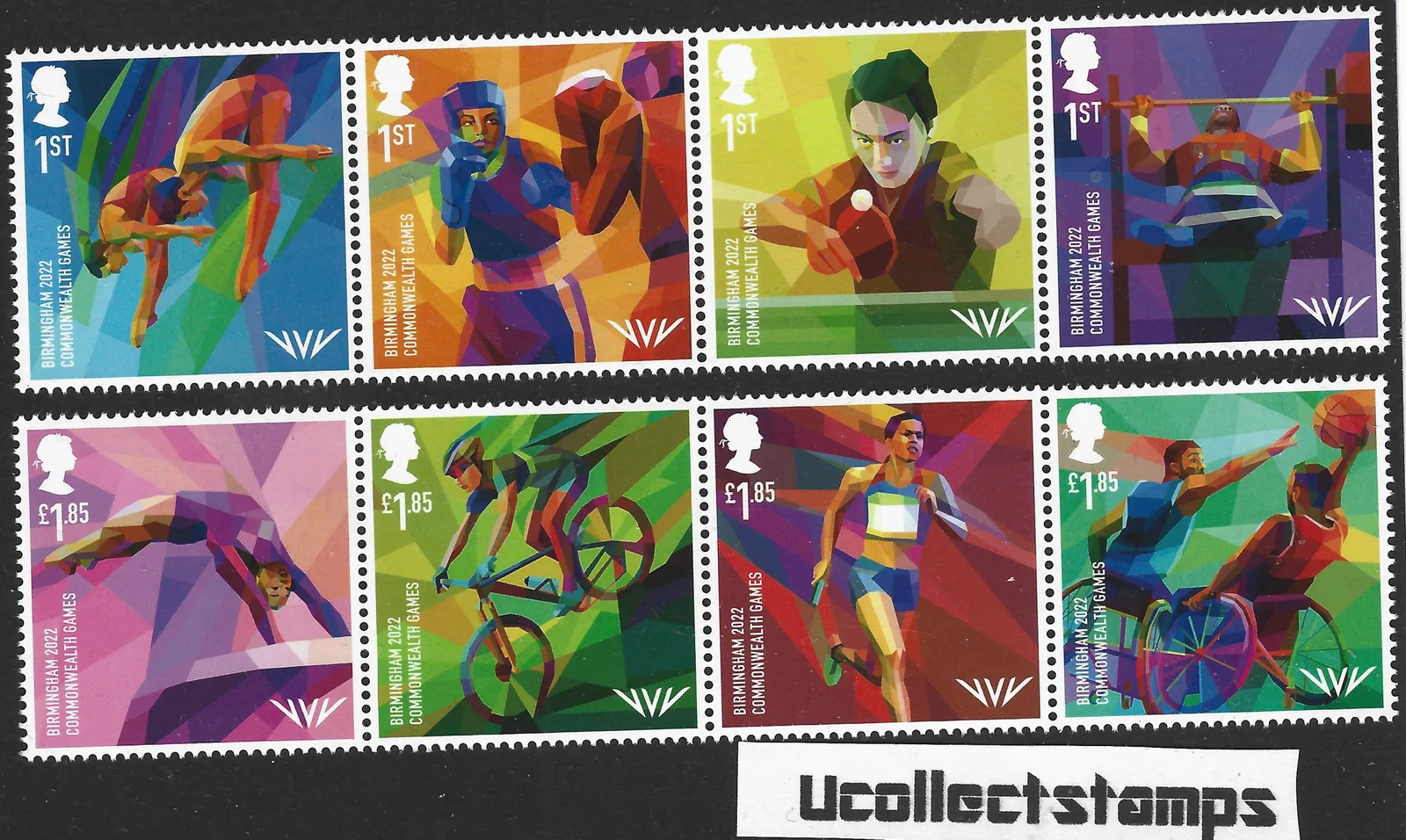 Großbritannien 2022 Commonwealth Games Sport postfrisch/mnh