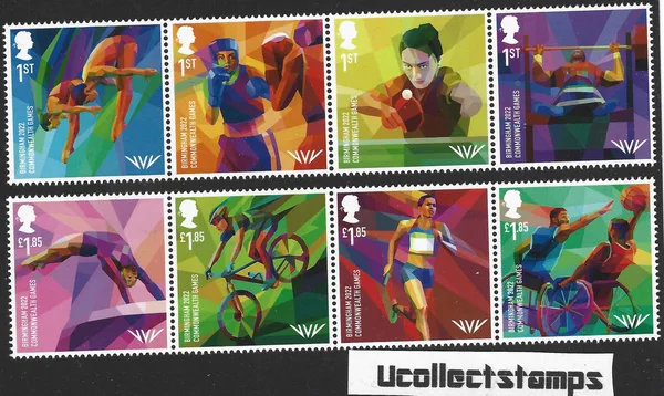 Great Britain 2022 Commonwealth games sport postfris/mnh
