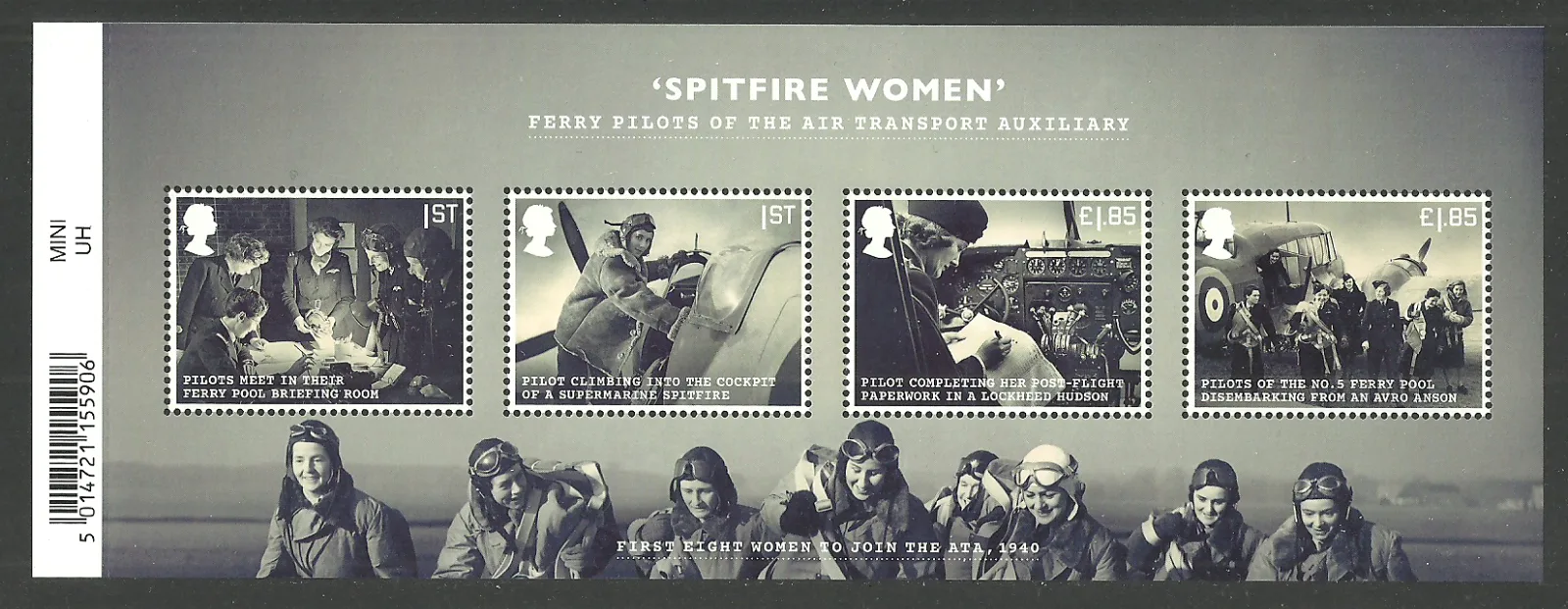Grande-Bretagne 2022 Femmes oubliées de la Seconde Guerre mondiale bloc-feuillet neuf/mnh