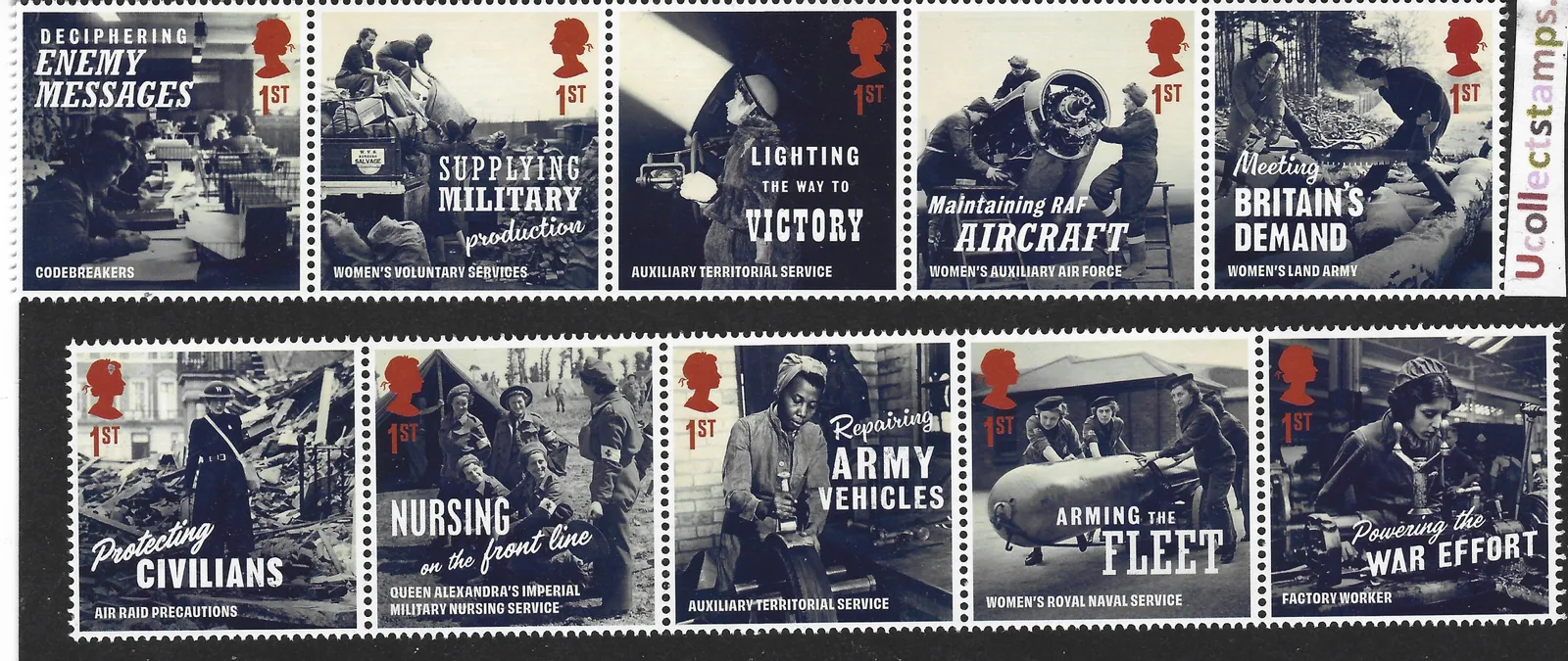 Großbritannien 2022 Unbesungene Heldinnen Frauen des 2. Weltkriegs postfrisch/mnh