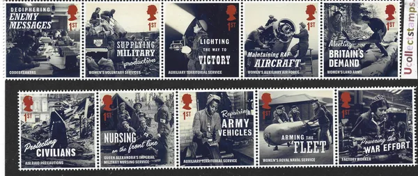 Great Britain 2022 Unsung heroes women of WWII postfris/mnh