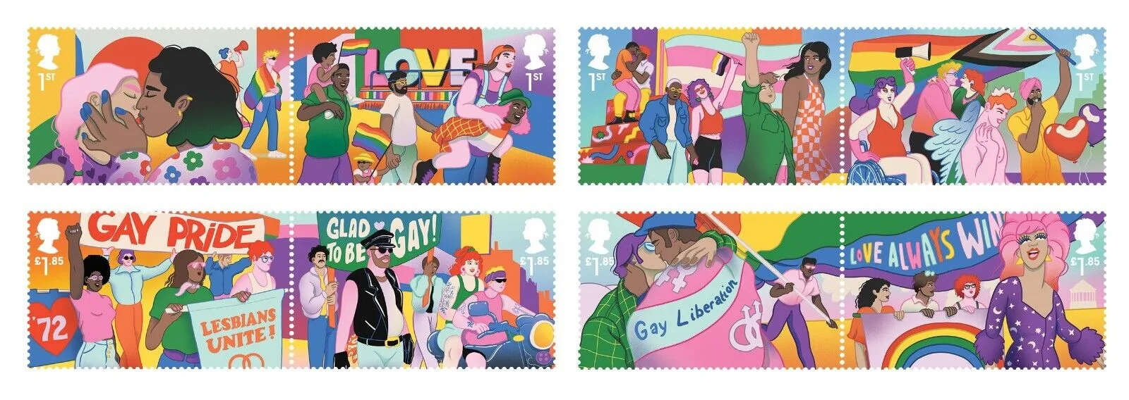 Großbritannien 2022 10 Jahre Pride postfrisch/mnh