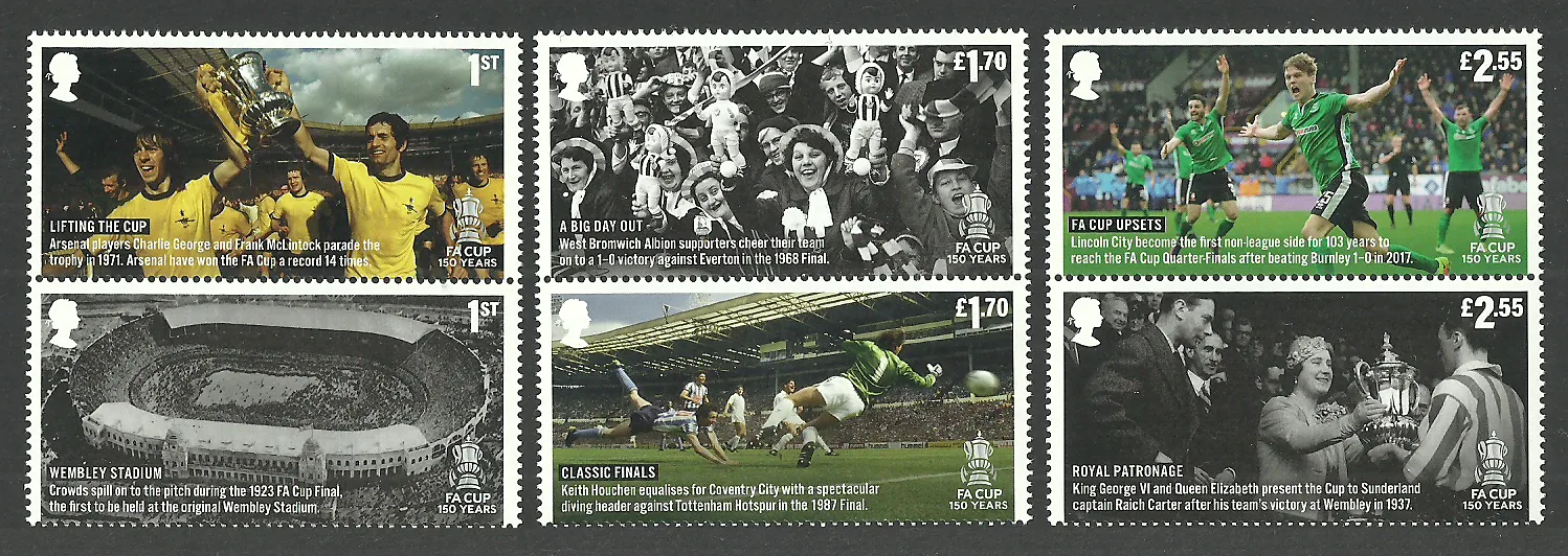 Großbritannien 2022 FA Cup Fußball postfrisch/mnh