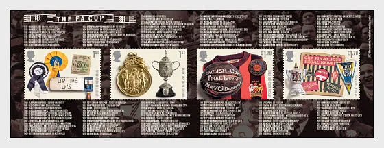 Great Britain 2022 FA Cup voetbal -football blok-m/s postfris/mnh