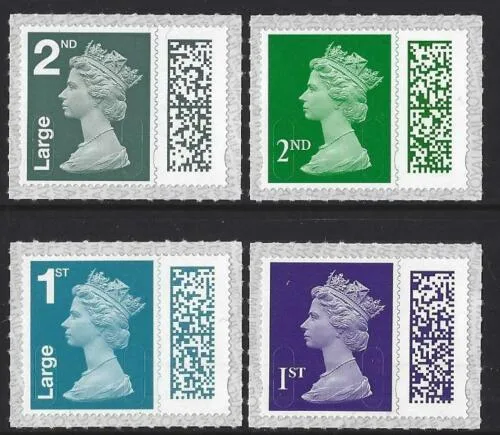 Grande-Bretagne 2022 Machin timbres code-barres Reine Elisabeth neuf/mnh