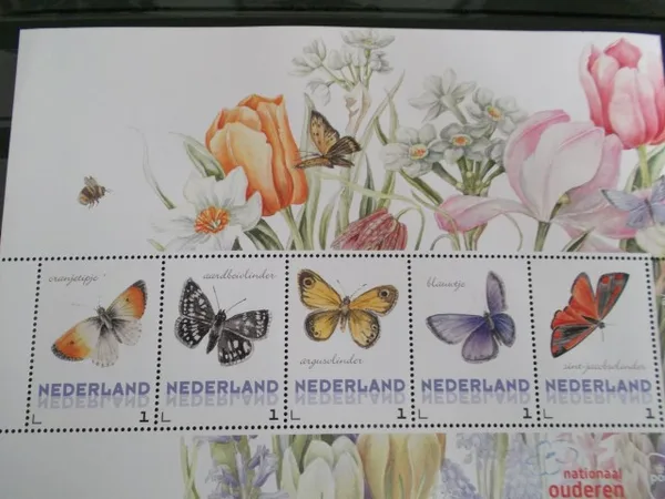 Netherlands 2014 Butterflies souvenir sheet unmounted MNH