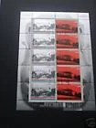 2258-2259 Youth Philately, Nail - cars - racecars sheet 2004 used V2258/2259