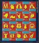 2212-2231 Decemberzegels vel/sheetlet 2003 gestempeld V2212-2231