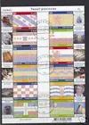 2065-2076 Provinciezegels en volksliederen vel/sheetlet 2002 gestempeld V2065-2076